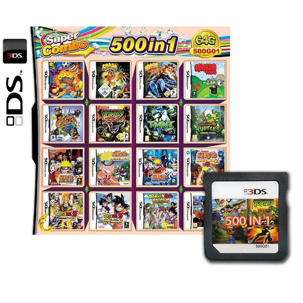 4300-in-1 Compilation DS/NDS/3DS/NDSL Game Cartridge – R4 Video Game Handheld Player