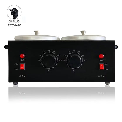 Dual Wax Pot Professional Heater – Electric Paraffin Waxing Machine for Hair Removal & Spa Use