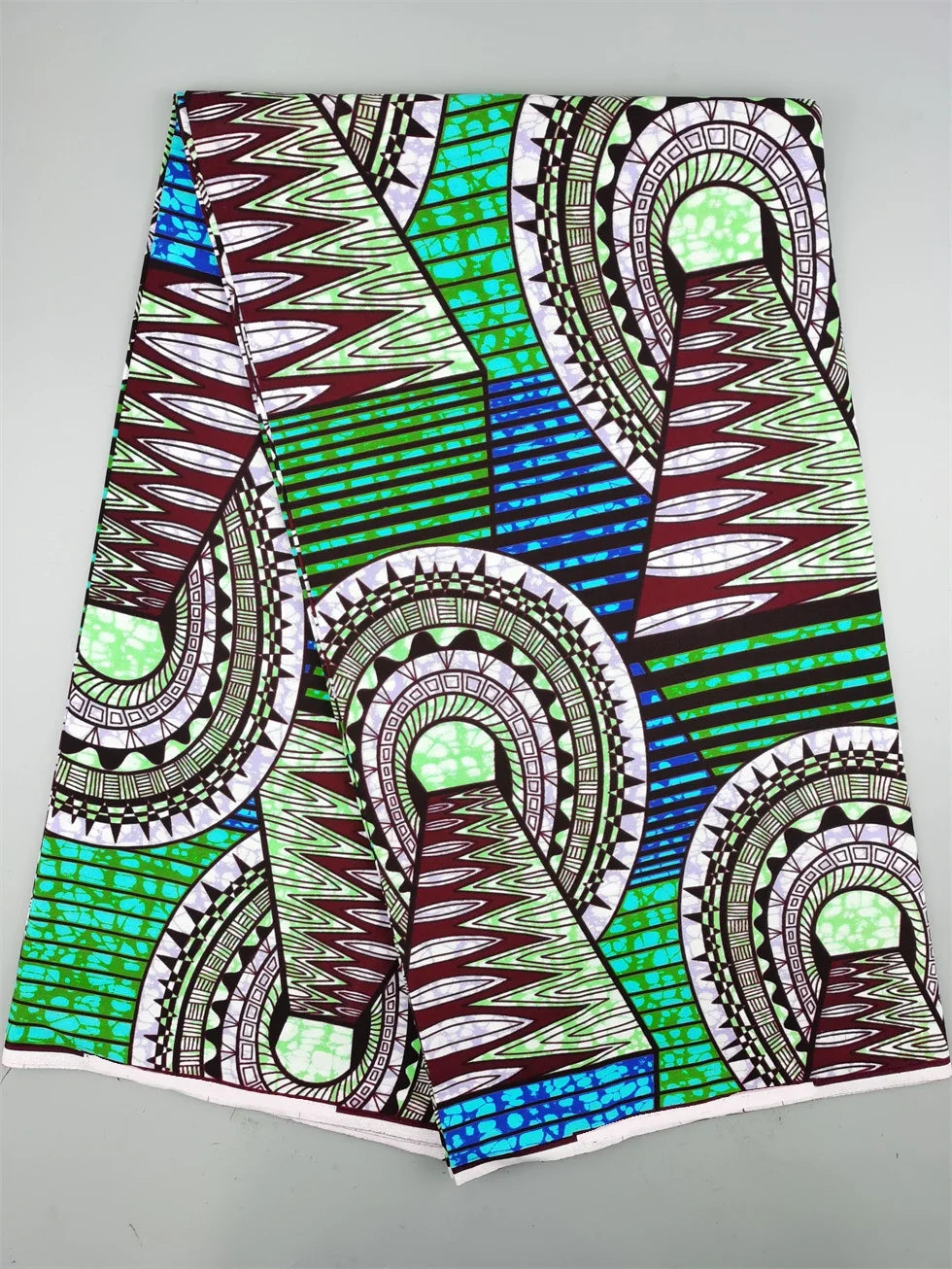 African Wax Fabric - Cotton Nigerian Ankara Batik Block Print Sewing Cloth