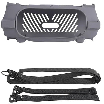Silicone Case for JBL Charge 6 - Soft Protective Cover with Strap & Carabiner