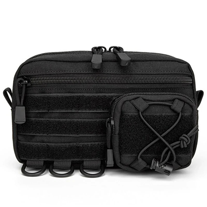 1000D EDC Molle Organizer Pouch – Horizontal Utility Tool Bag, Outdoor Waist Pack for EMT, Hunting & Fanny Pack Use