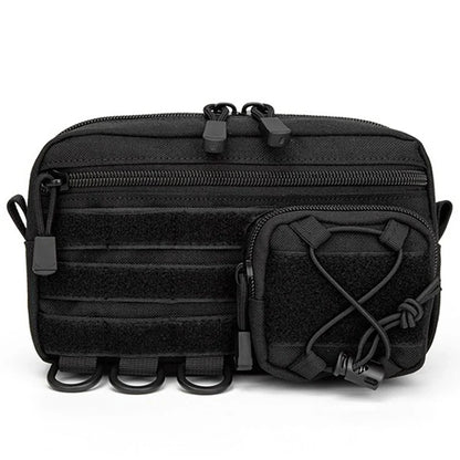 1000D EDC Molle Organizer Pouch – Horizontal Utility Tool Bag, Outdoor Waist Pack for EMT, Hunting & Fanny Pack Use