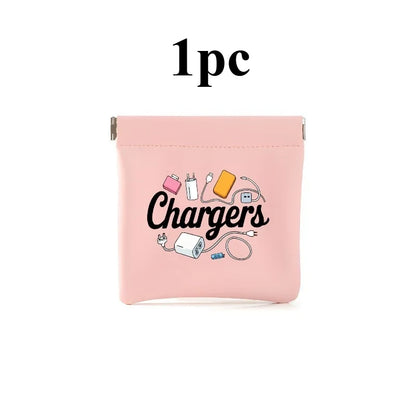 Charger and Cable Organizer Pouch - Durable Travel Storage Bag for Data Cables, USB Drives, Power Banks, and Phones