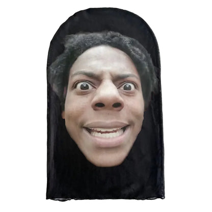 3D Realistic Face Mask - Celebrity Style Full Face Stretch Mesh Cosplay Balaclava for Role Play, Hip Hop & Costume Events