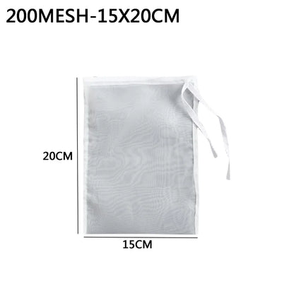Nylon Filter Bags - Reusable Food Strainer Net for Tea, Milk, Cheese & Kitchen Use