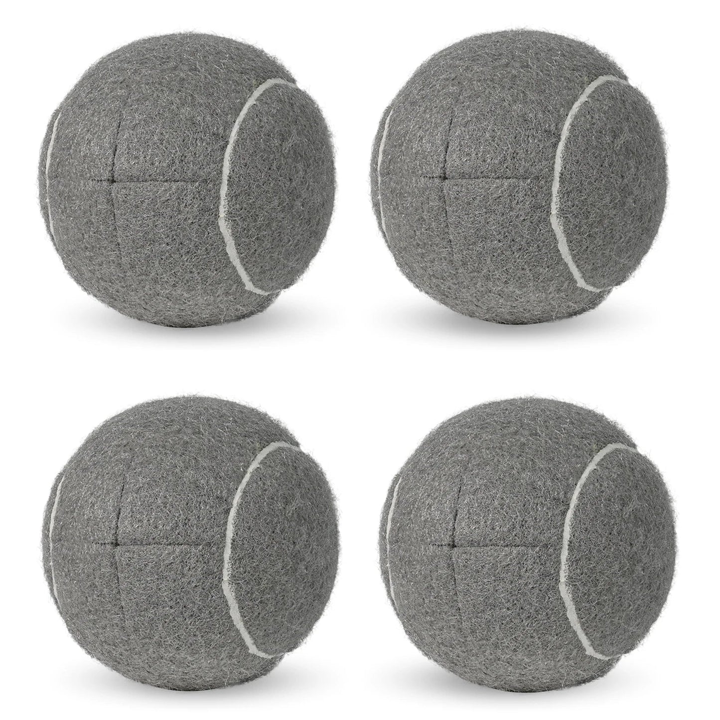 4pcs Precut Walker Tennis Balls – Heavy Duty Felt Pads for Furniture Legs & Floor Protection