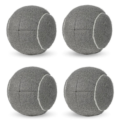 4pcs Precut Walker Tennis Balls – Heavy Duty Felt Pads for Furniture Legs & Floor Protection