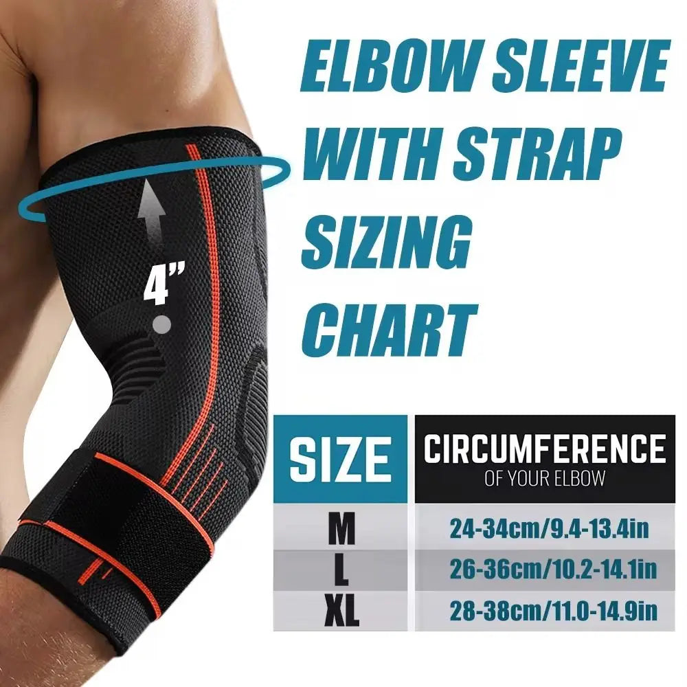 Elbow Compression Sleeve Support Brace – Arthritis Arm Pads & Warmers for Men and Women, Stretch Safety Guard