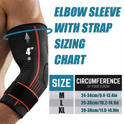 Elbow Compression Sleeve Support Brace – Arthritis Arm Pads & Warmers for Men and Women, Stretch Safety Guard