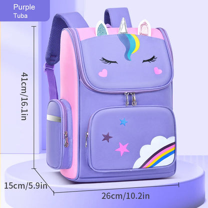 Children’s School Backpack | Cute Waterproof Lightweight Bag for Elementary Students, Grades 1-6, Ages 6-12