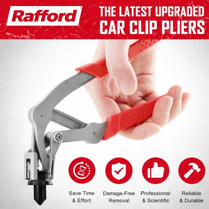 Rafford Car Clip Removal Pliers - Damage-Free Auto Trim Fastener & Rivet Puller Tool
