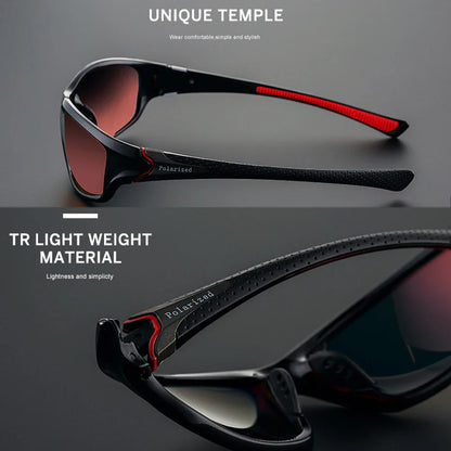 Premium Polarized Fishing Sunglasses : UV400 Sun Glasses for Men and Women - Ideal Eyewear for Fishing, Camping, and Driving