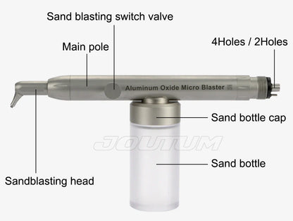 ATMDENT Dental Aluminum Oxide Micro Blaster – Air Abrasion Polisher Sandblasting Gun for Dentistry