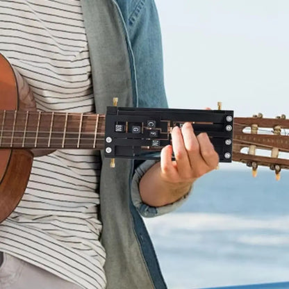 Beginner Guitar Chord Trainer - Portable Chord Learning Tool and Scale Practice Assistant for Guitar Players