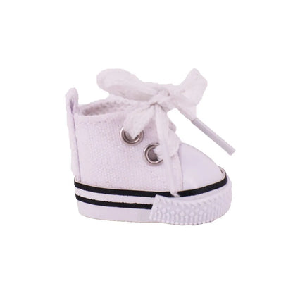 3.8cm Doll Canvas & Leather Shoes for 17cm Labubu Dolls – Cute Doll Clothes Accessories & Gift for Girls