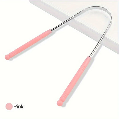 Stainless Steel Tongue Scraper – High-Quality Oral Tongue Cleaner Brush for Superior Oral Hygiene