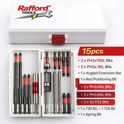 Magnetic Non-Slip S2 Steel Drill Bit Set (3/6/12PCS) – Crosshead Impact Bits for Electric & Hand Screwdrivers Tool Kit