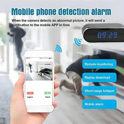Upgraded 4K FHD Mini Camera with Infrared Night Vision – WiFi Remote Viewing, Motion Detection, Compact HD Security Camera for Home & Outdoor Monitoring