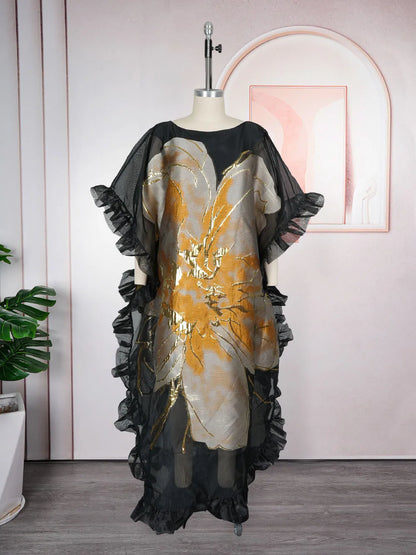 African Dresses for Women - 2026 Traditional Dashiki Ankara Maxi Gown, Kaftan Abaya & Long Robe Outfit