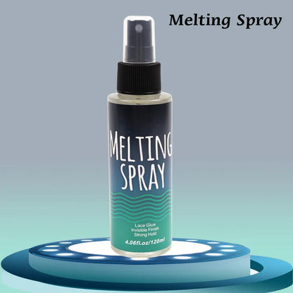 120ml Lace Melting Spray – Seamless Finish Glue, Invisible Hair Adhesive for Lace Wigs, Strong Hold