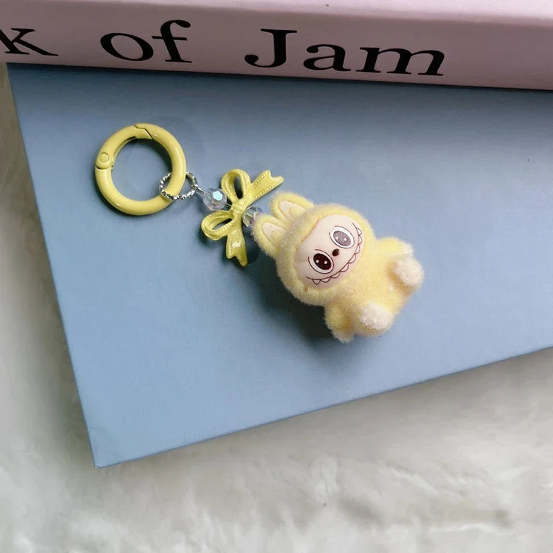 Kawaii Plush Keychain – Cute Aesthetic Bag Charm for Women, Wedding & Party Gifts