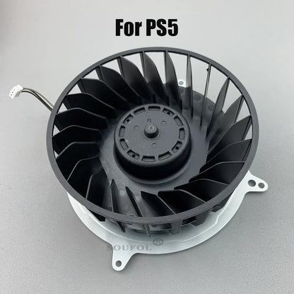 Original PS5 Internal Cooling Fan — 17 & 23 Blade Replacement Cooler for PlayStation 5 Console