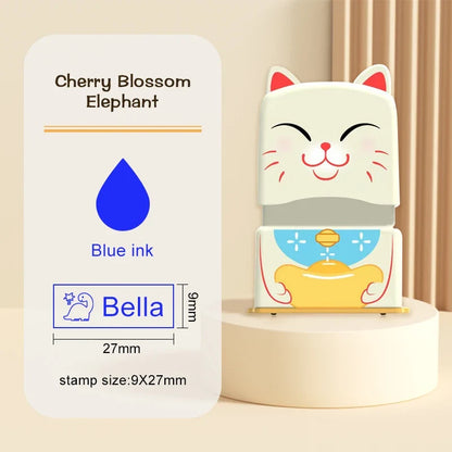 Custom Name Stamp for Kids - Waterproof Washable Personal Label Stamp for Clothes, Socks, School Items & Daily Essentials