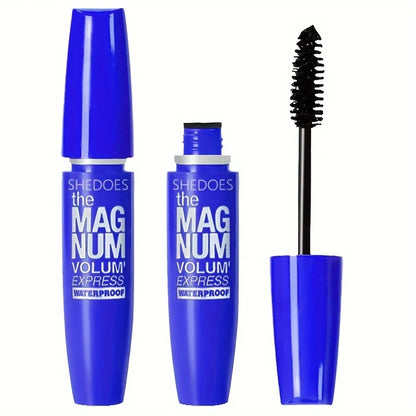 4D Black Fiber Mascara - Waterproof Eyelash Thickening, Lengthening & Curling Makeup