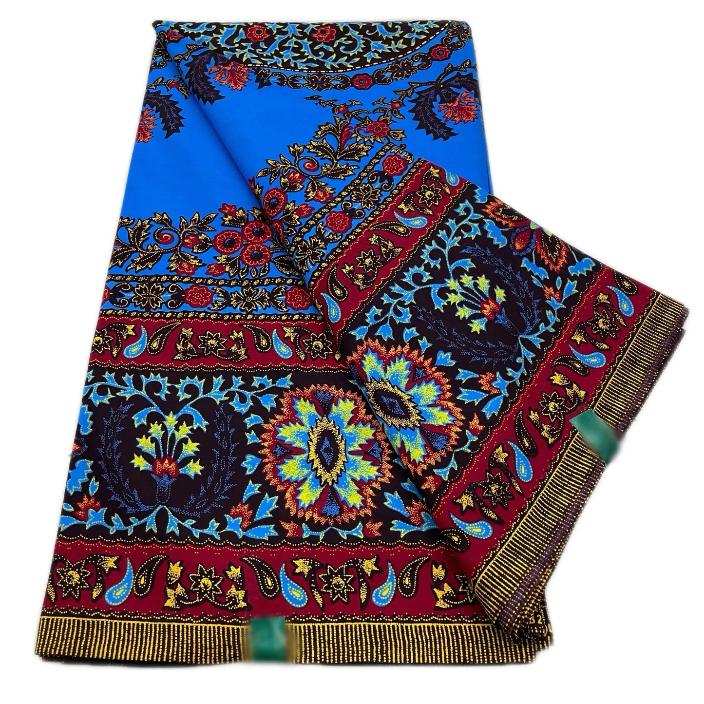 Ankara Wax Print Fabric - 100% Cotton Soft African Pagne Fabric for Dresses & Sewing