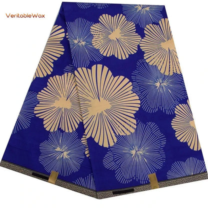 African Ankara Wax Print Fabric - Retro Double Print Patchwork Sewing Material for DIY Clothing