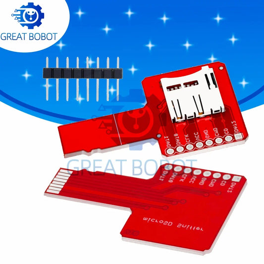 1-3PCS Micro SD TF Card SPI Adapter Module - Storage Interface Board for Arduino DIY Electronics Projects