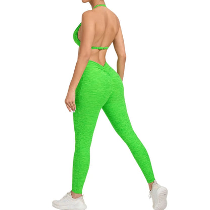Sexy Women’s Yoga Set – Crop Top Sports Bra & Shorts Gym Tracksuit for Running, Fitness & Workout