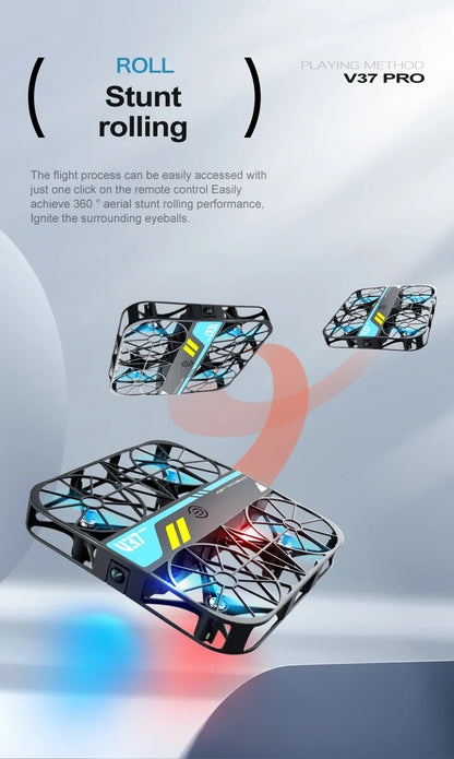 4DRC V37 Mini 8K Drone – Portable 4K HD WiFi FPV Quadcopter with Camera, RC Helicopter Toy & Family Gift