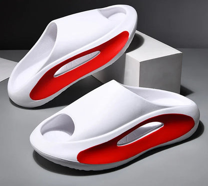 Summer Thick Sole Slippers for Men & Women – Soft EVA Indoor Slides, Beach Sandals & Flip Flops