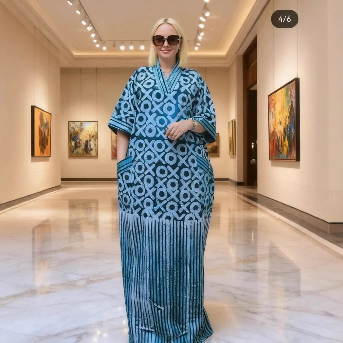 Plus Size African Dresses for Women - Traditional Dashiki Ankara Gown, Abaya, Muslim Kaftan & Maxi Robe Dress