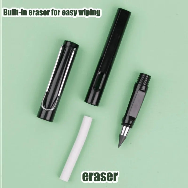 Eternity Pencils Set - 17pcs Infinity Pencils, No Sharpening, No Ink - Kawaii Unlimited Pens for Art Supplies and School Stationery