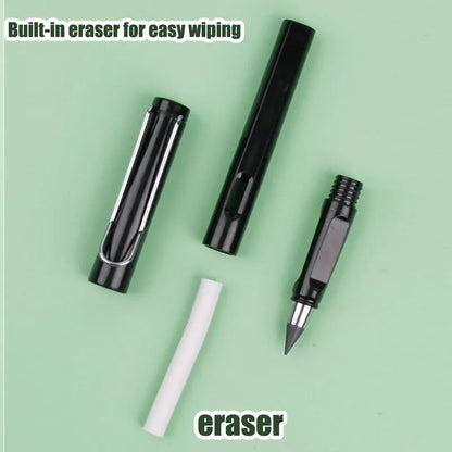 Eternity Pencils Set - 17pcs Infinity Pencils, No Sharpening, No Ink - Kawaii Unlimited Pens for Art Supplies and School Stationery