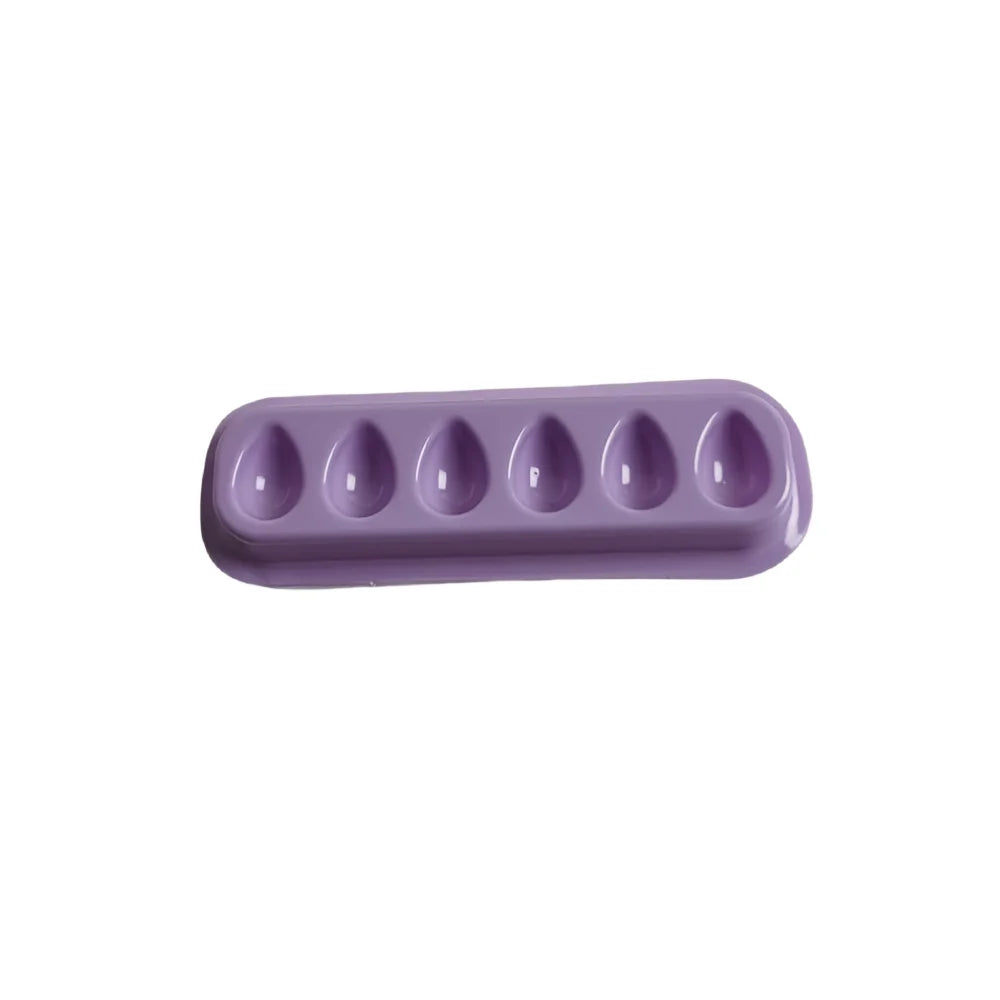50PCS Eyelash Extension Glue Tray Wells – Self-Adhering Lash Fan Maker, Private Label Available