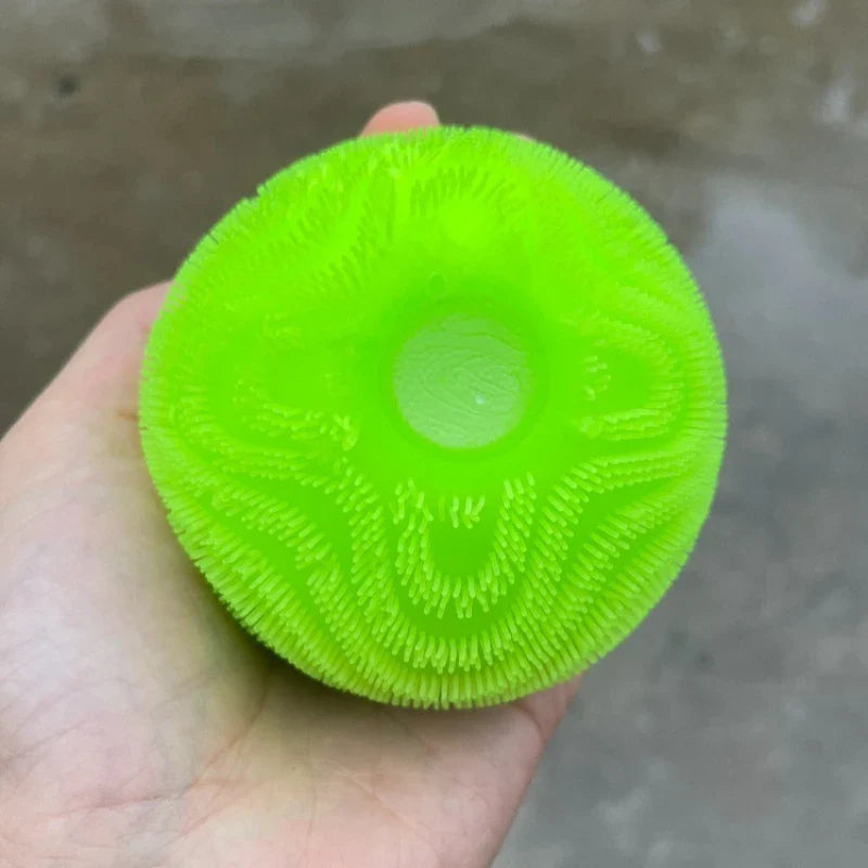 Fuzz Ball Squishy Vent Ball Fidget Toy – Textured Stress Relief Anti-Anxiety Squeeze Toy for Adults