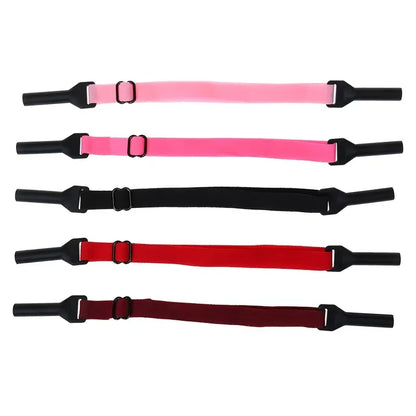 2pcs Adjustable Glasses Chain – Elastic Non-Slip Strap, Anti-Drop Eyewear Cord for Sports