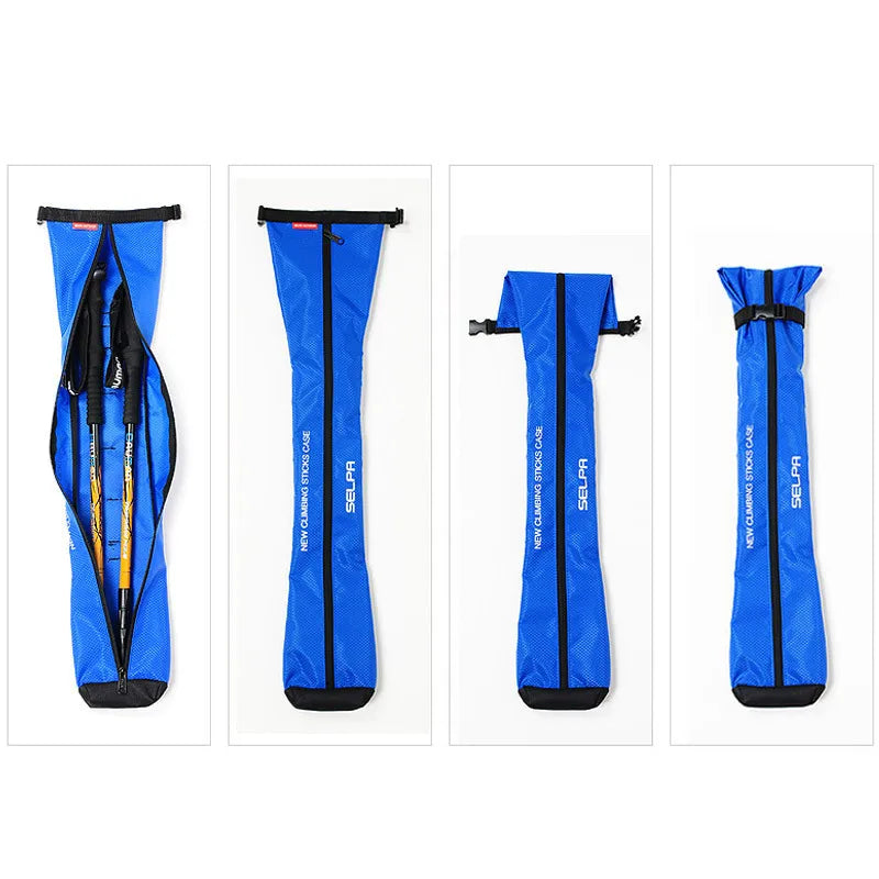 Outdoor Hiking Poles Storage Bag - Portable Folding Walking Pole Carrying Bag for Hiking, Backpacking & Travel