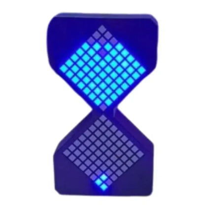 Cyber Style LED Electronic Hourglass Timer – Gravity Sensing Digital Sand Clock (1–30 Min), DIY Tech Desk Decor & Modern Home Decoration Gadget