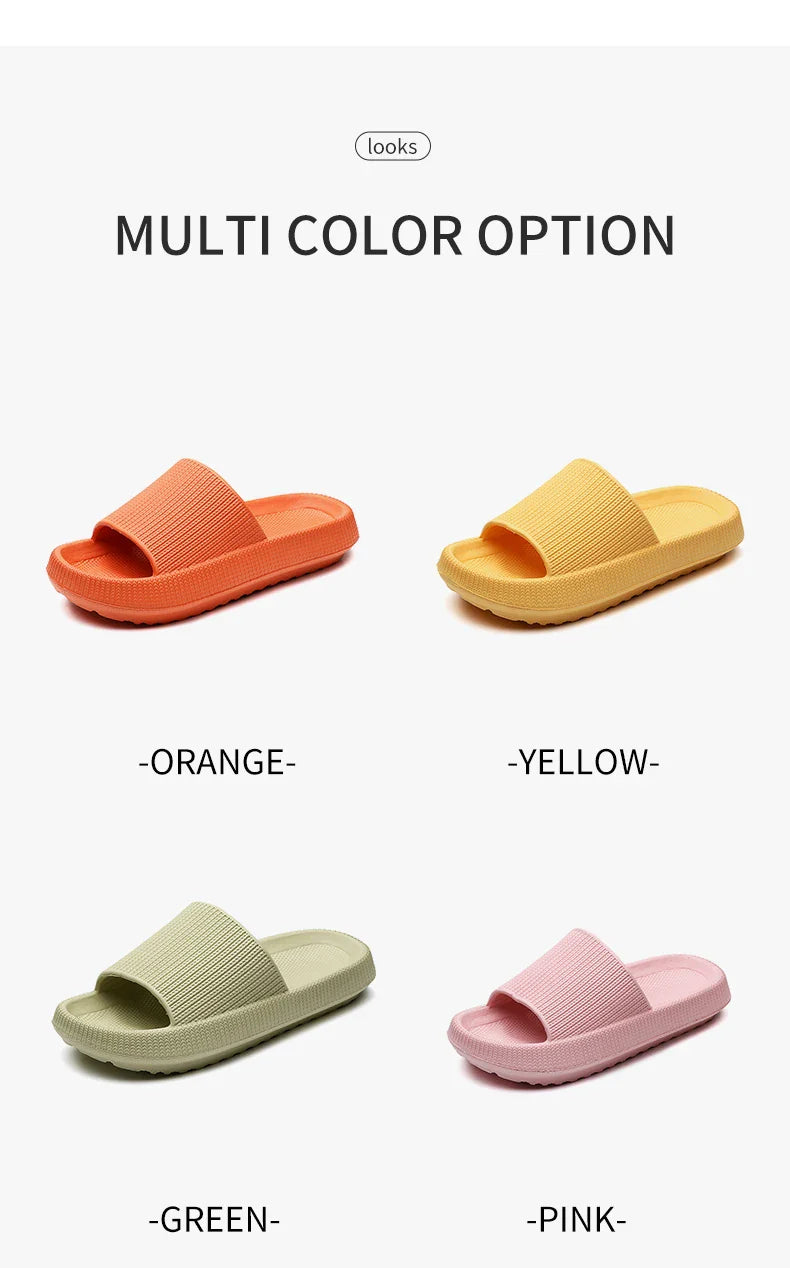 Men’s Soft-Soled Non-Slip Slippers – Summer Home EVA Comfort Slippers