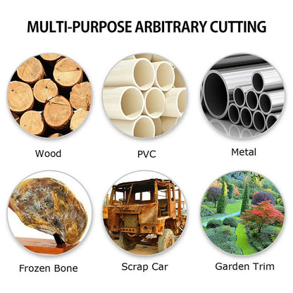 10PCS Reciprocating Saw Blades - Multi Material Cutting Set for Wood Metal Plastic Pipe and Power Tools