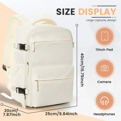 Ryanair Cabin Bag 40x20x25 — Men’s Air Vacuum Compression Laptop Backpack with 42x29x15 Vacuum Clothing Storage Bag