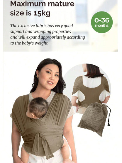 Minimalist X-Shaped Baby Sling - Multifunctional Easy Carry Wrap Towel Carrier for Children