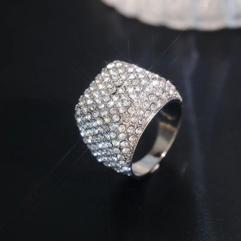 Hip Hop Style Men’s Rings - Copper Iced Out Bling Pave Cubic Zirconia Geometry Fashion Ring Jewelry Charm