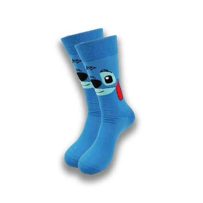 Cartoon Animation Fashion Socks for Men & Women – Autumn Winter Street Style Trendy Casual Combed Cotton Socks