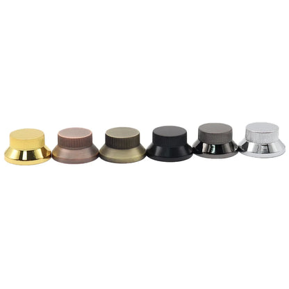 Metal Guitar Bass Top Hat Knobs - Speed Control Knobs for LP & SG Electric Guitars