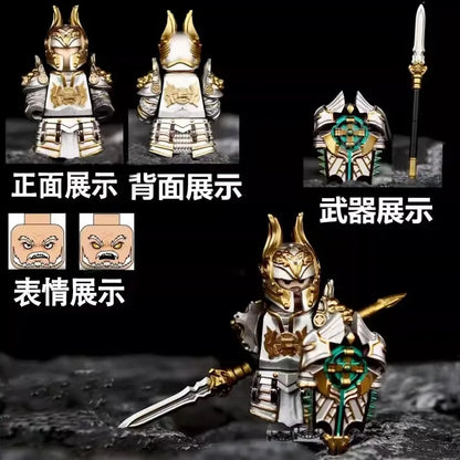 Lich King Medieval Round Table Knights Building Block Set – Sir Kay & Gaheris Anime Action Figure Collectible Toy
